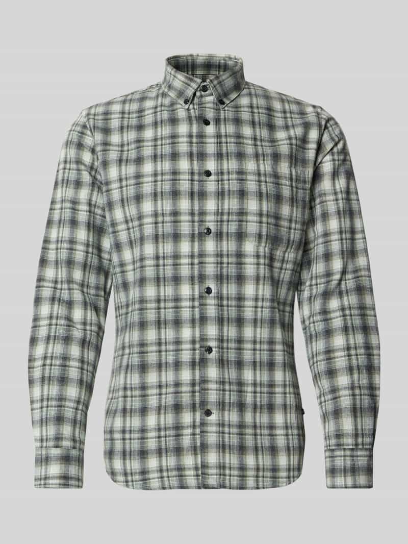 Matinique Slim fit vrijetijdsoverhemd met button-downkraag model 'trostol'