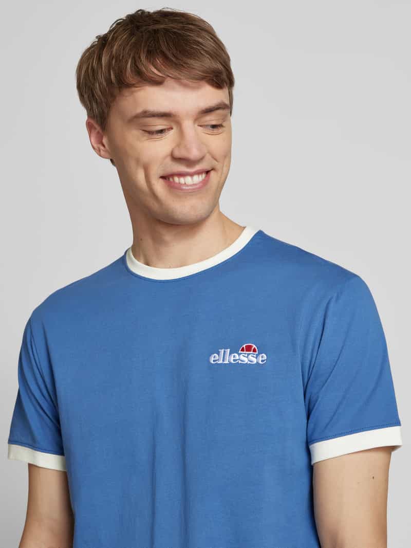 Ellesse T-shirt met labelstitching model 'MEDUNO'