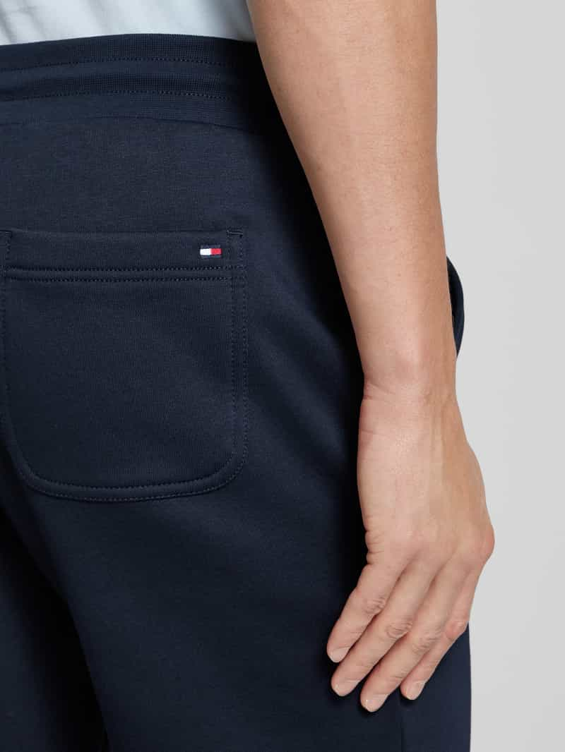 Tommy Hilfiger Regular fit sweatshorts met labelstitching