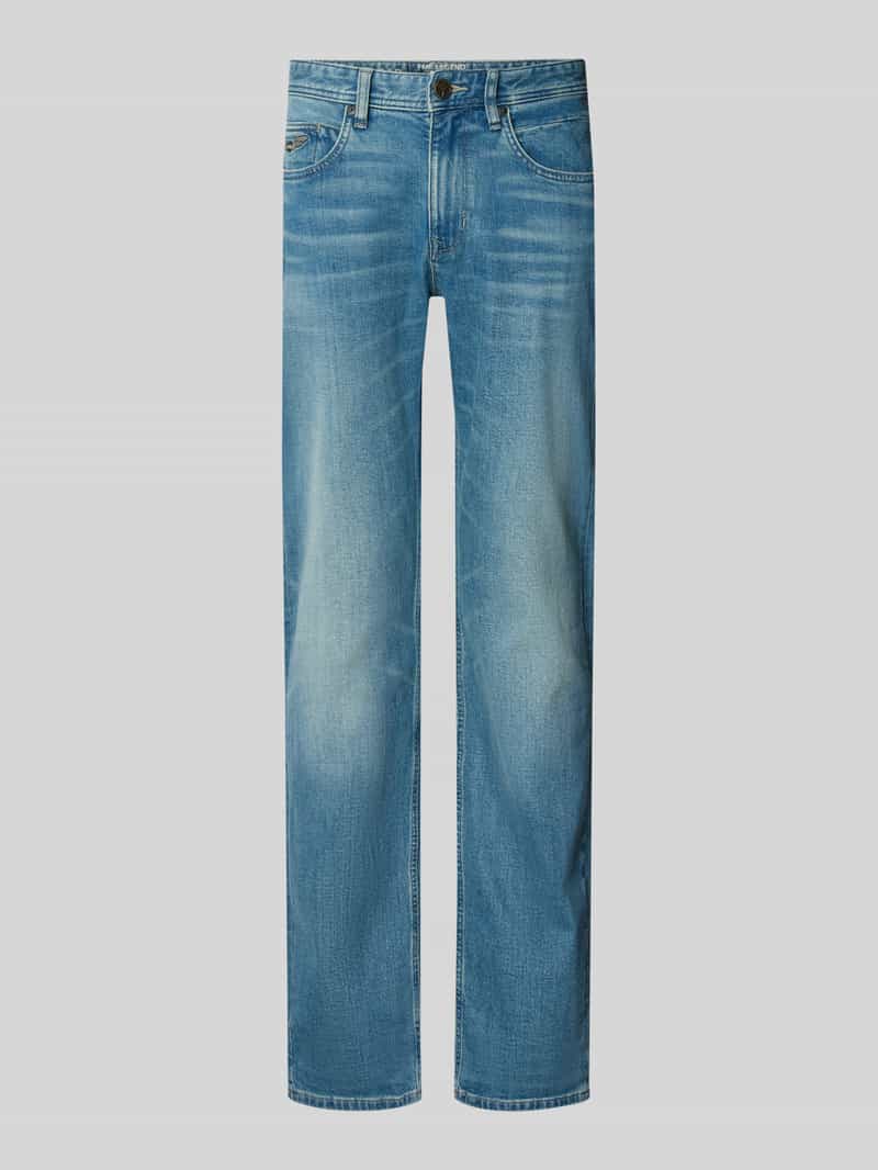 PME Legend Straight Fit Jeans mit Baumwoll-Anteil Modell 'Wingload' in Jeansblau, Größe 32/34 21141593234