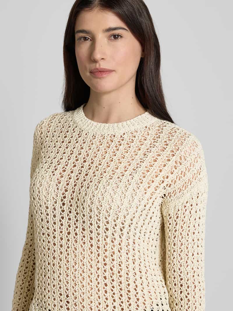 Marella Gebreide pullover met broderie anglaise model 'RIVA'