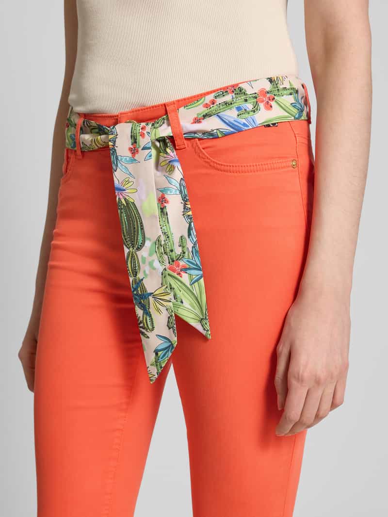 Marc Cain Jeans met stoffen riem
