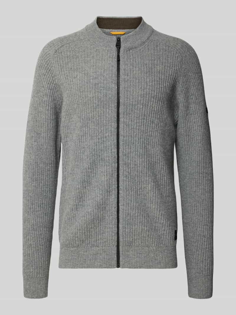 camel active Gebreid jack met ritssluiting