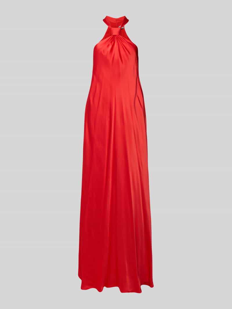 Essentiel Antwerp Maxi-jurk met halter knoopdetail model 'Huppsala'