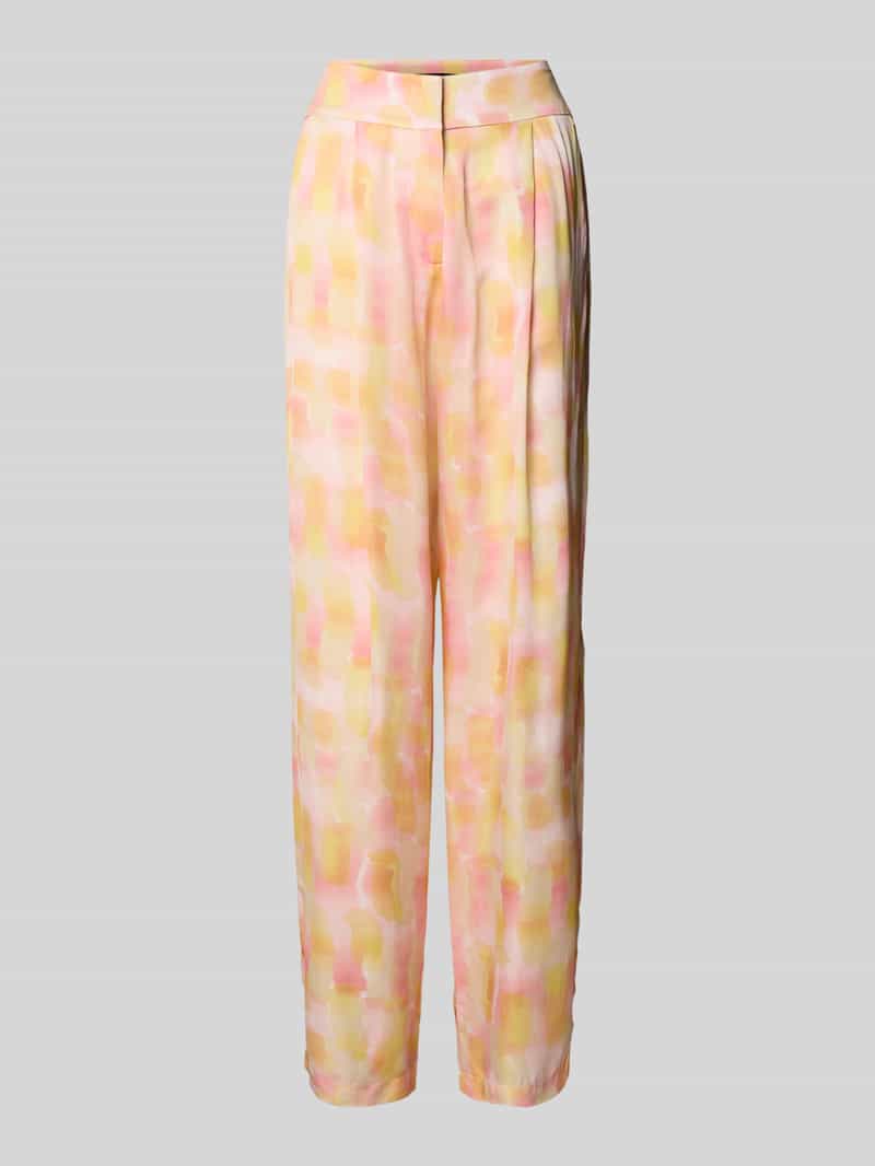 Armani Exchange Relaxed fit stoffen broek met bandplooien