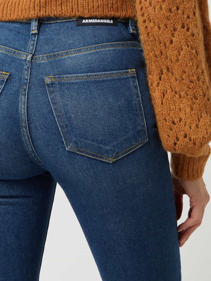 ARMEDANGELS Slim fit high waist jeans met stretch model 'Lejaa'