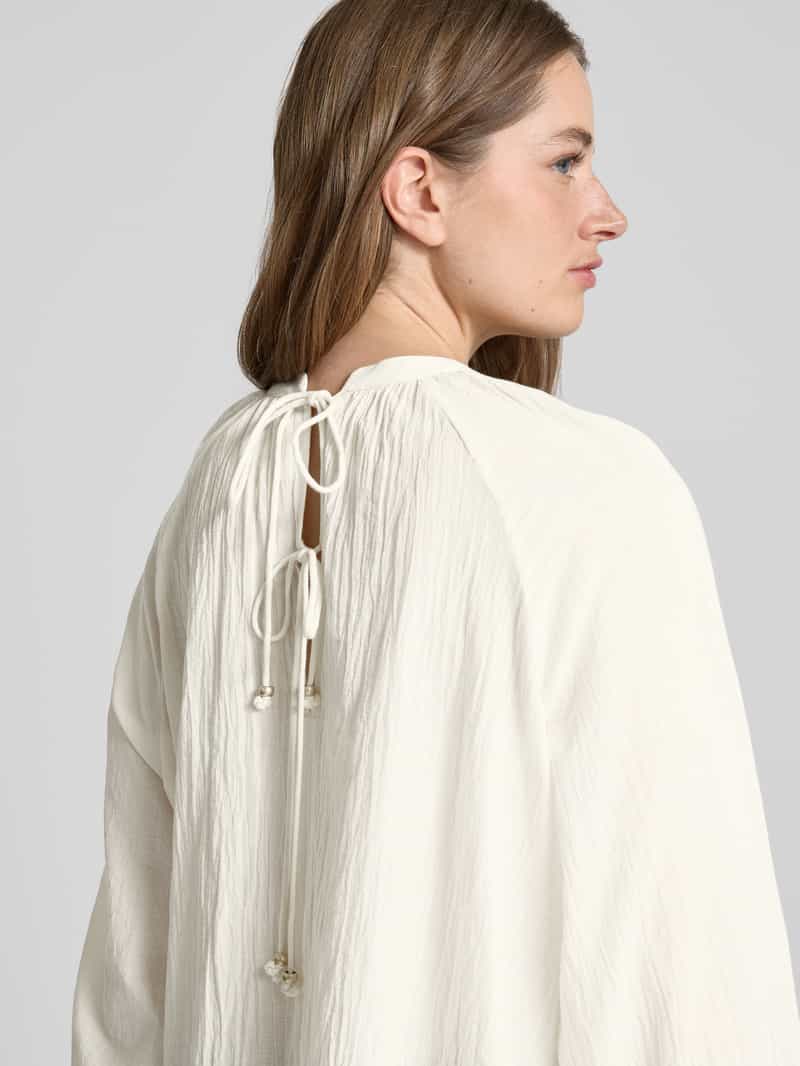 Scotch & Soda Regular fit blouse met druppelvormige hals
