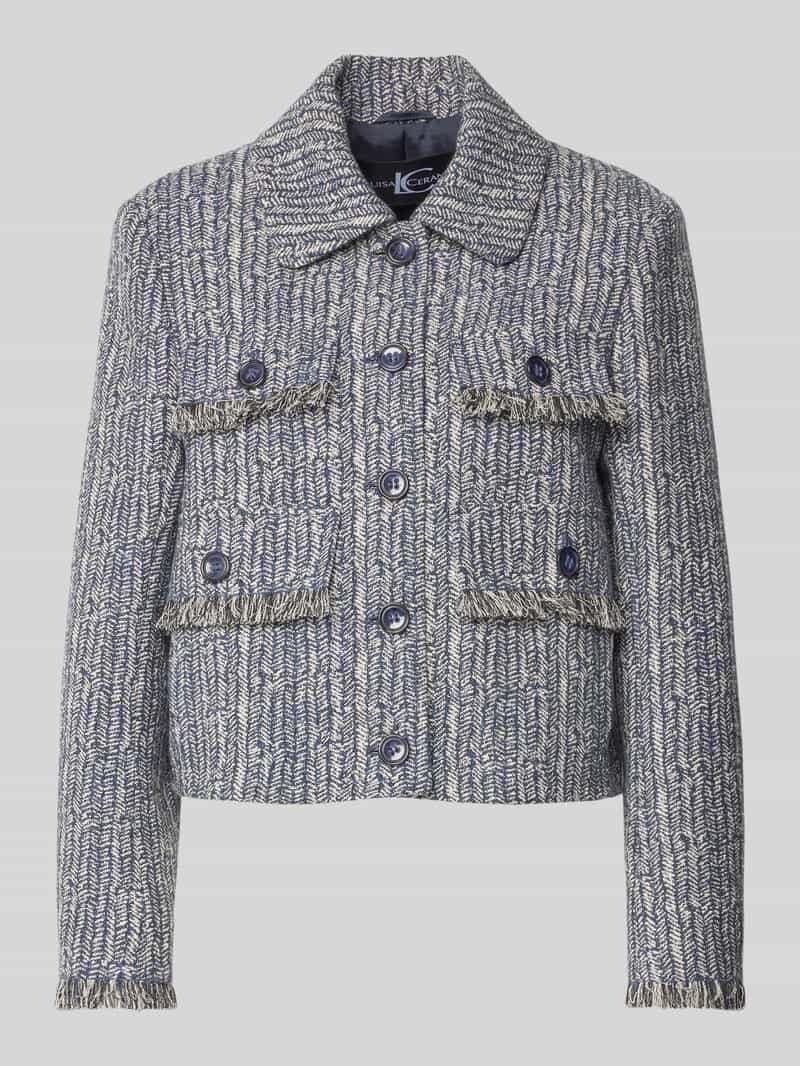 LUISA CERANO Blazer met platte kraag