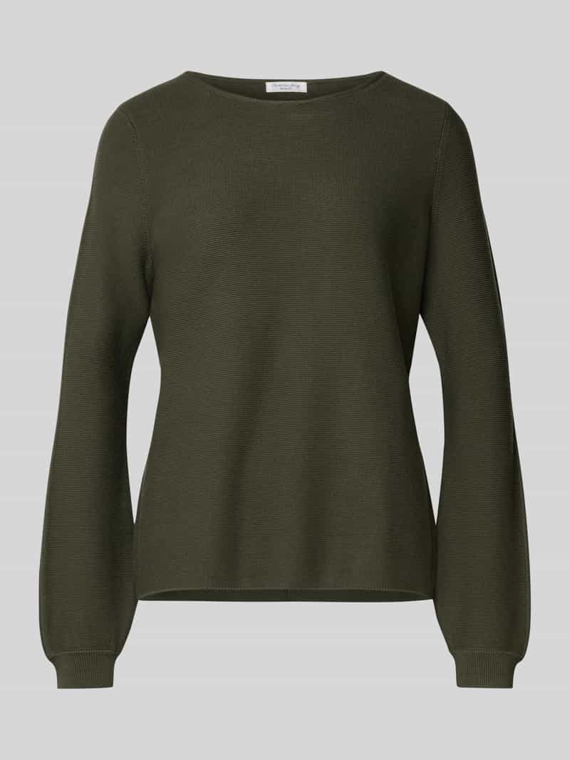 Christian Berg Woman Gebreide pullover met ribboorden