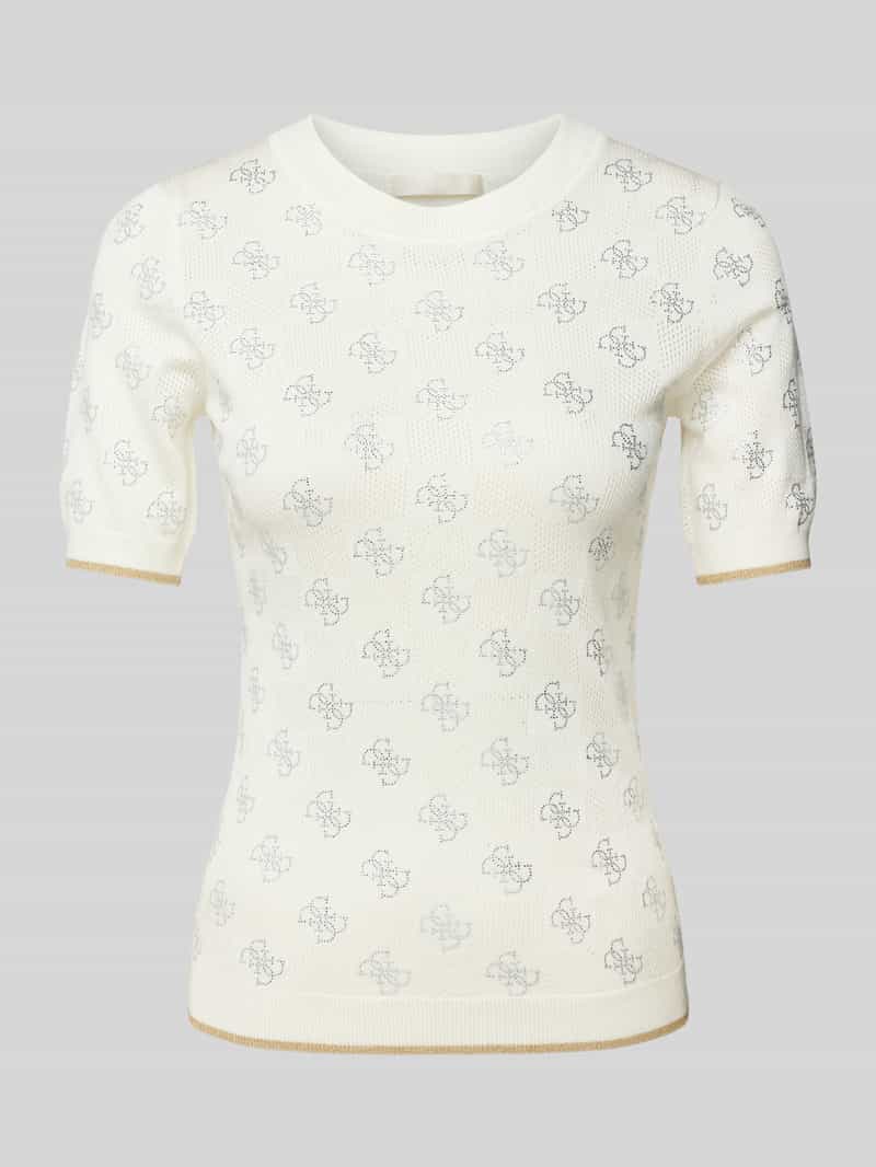 Guess T-shirt met ribboorden model 'ROSIE'