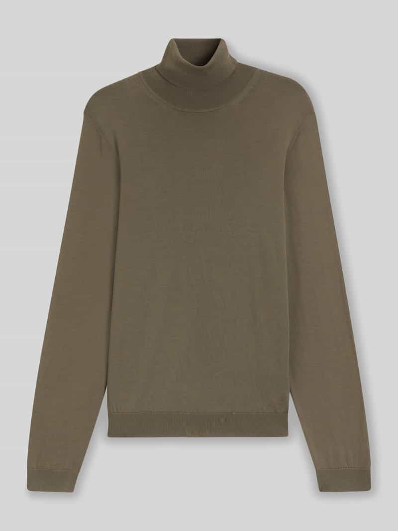 Boss Regular fit coltrui van pure scheerwol model 'MUSSO'