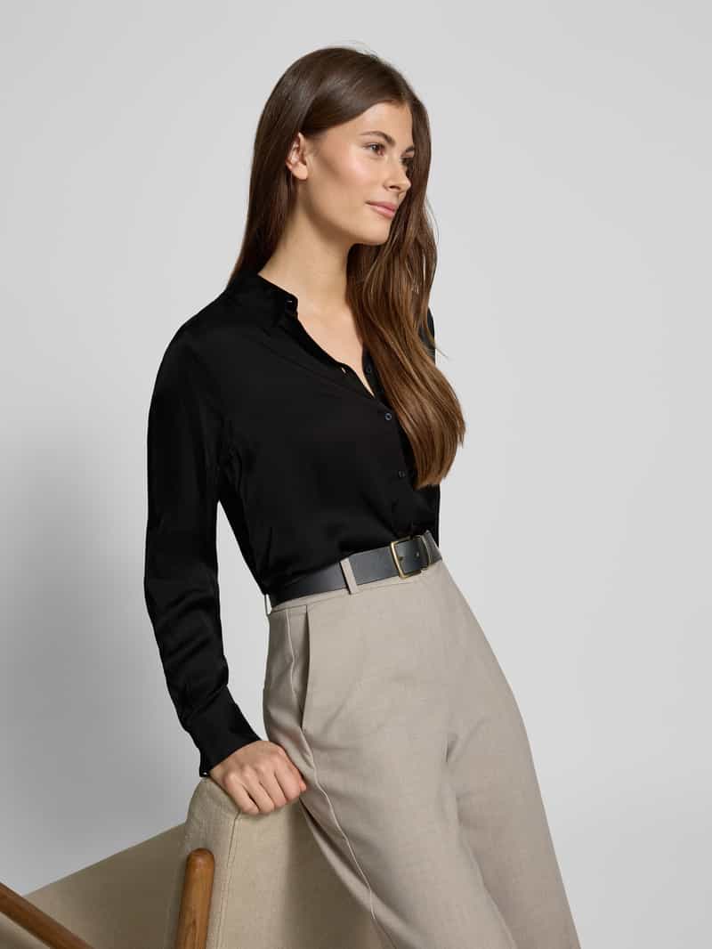 Street One Regular fit blouse met doorknoopsluiting