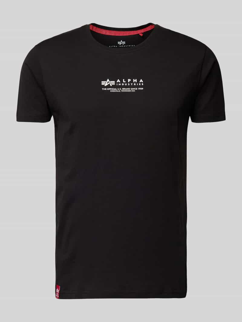 alpha industries T-shirt met labelprint