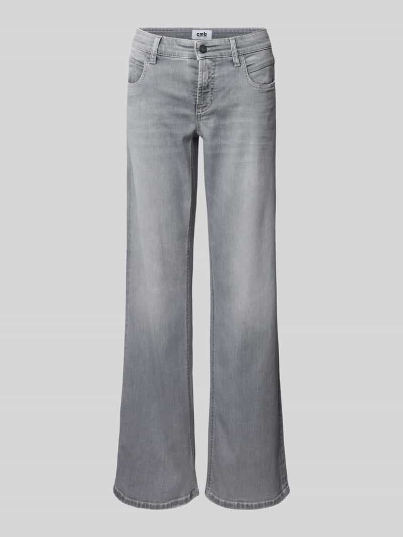 CAMBIO Flared fit jeans met steekzakken model 'TESS'