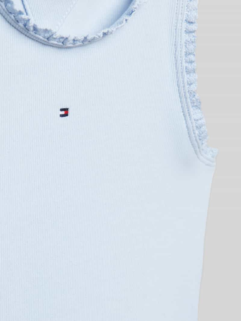 Tommy Hilfiger Teens Korte top met labelstitching model 'ESSENTIAL'