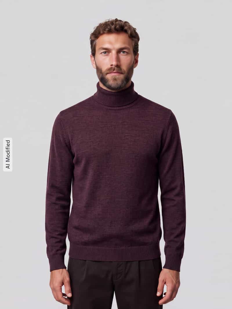 Jake*s Studio Men Regular fit coltrui van zuivere wol model 'MIKO'
