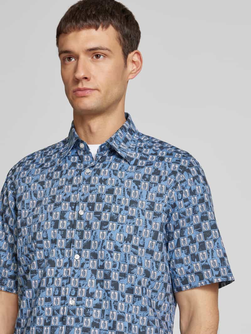 Boss Orange Regular fit vrijetijdsoverhemd met 1 2-mouwen model 'Rash'