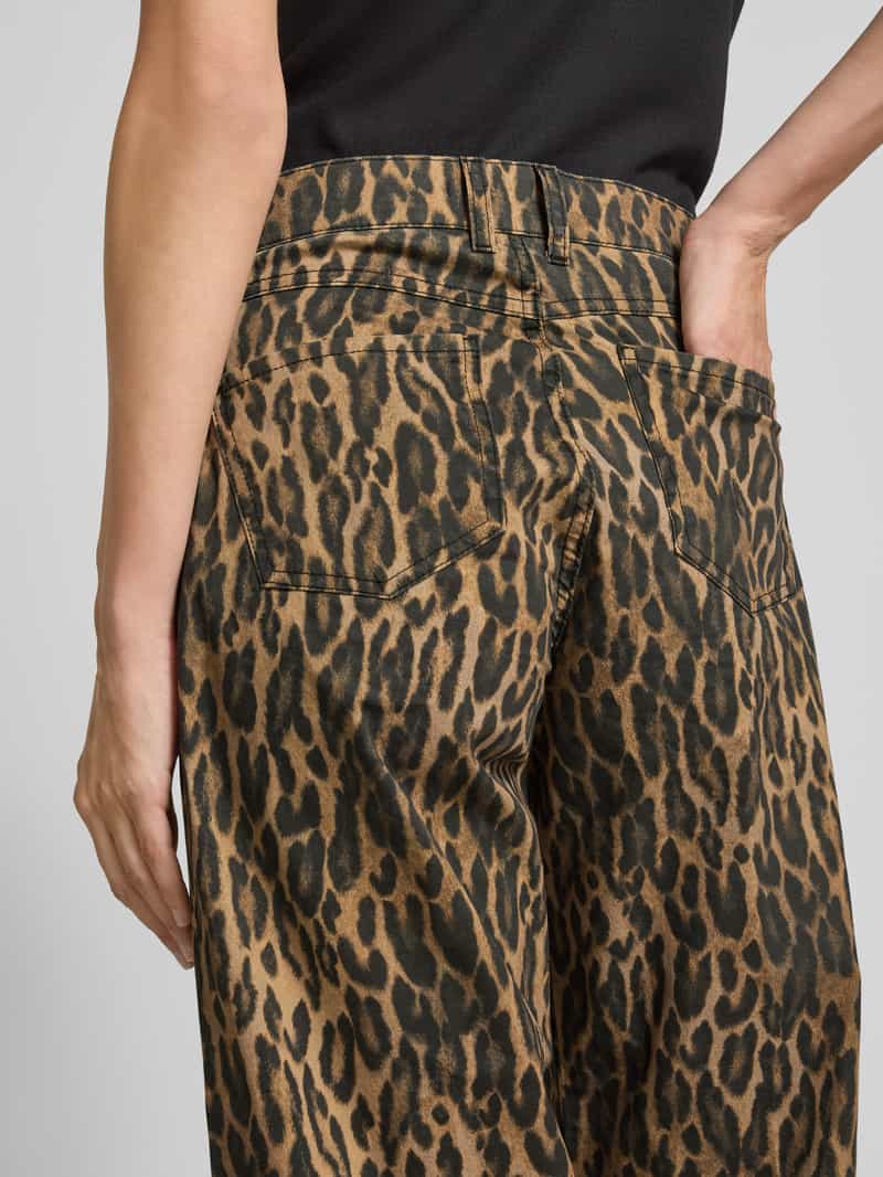 Angels Broek in verkorte pasvorm met steekzakken model 'Linn'
