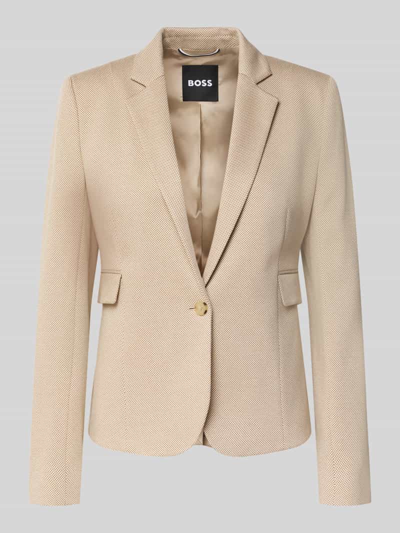 Boss Getailleerde blazer van viscosemix model 'JIA13'