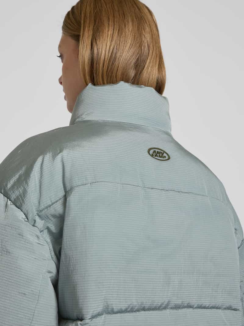 American vintage Gewatteerd jack met opstaande kraag model 'IFABAY'