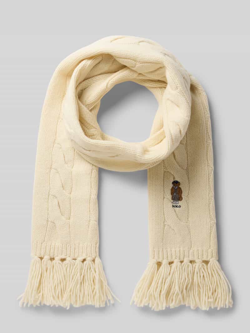 Polo Ralph Lauren Wollen sjaal met franjes