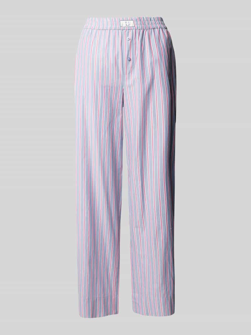 Jake*s Casual Regular fit pyjamabroek met labelpatch