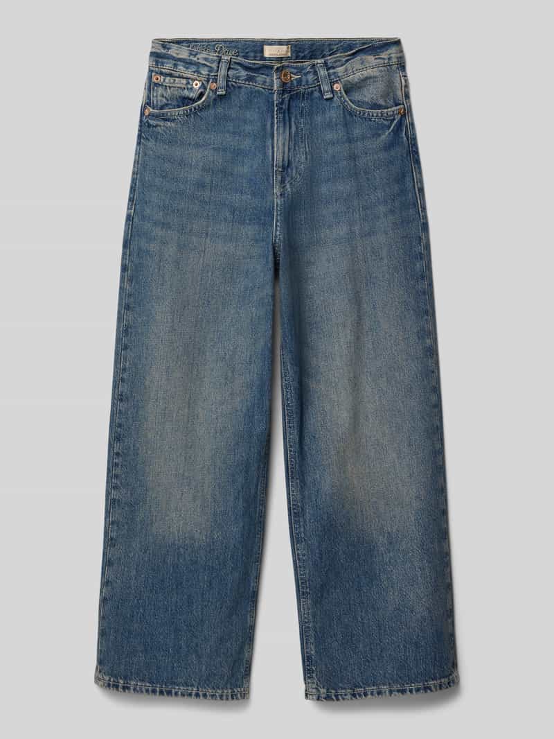 jack & jones Wide fit jeans met logopatch model 'Dave'