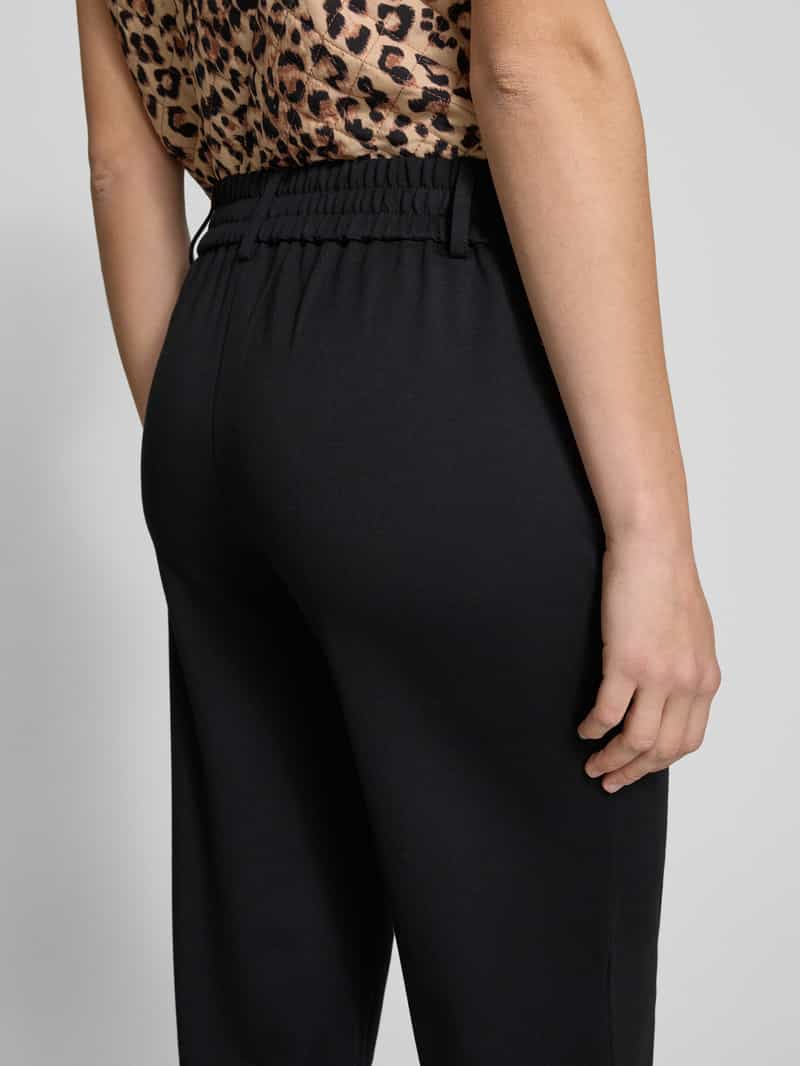 Only Straight leg pantalon met brede tailleband model 'POPTRASH'