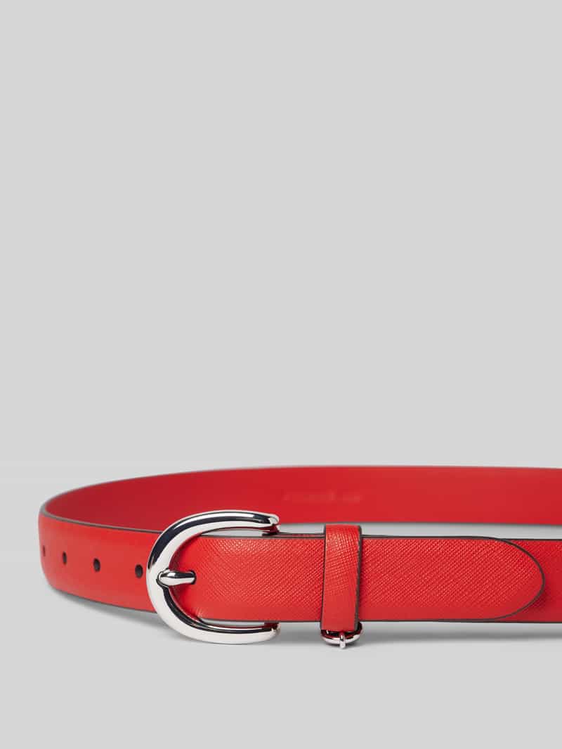 Lauren Ralph Lauren Leren riem met doornsluiting model 'CHARM'