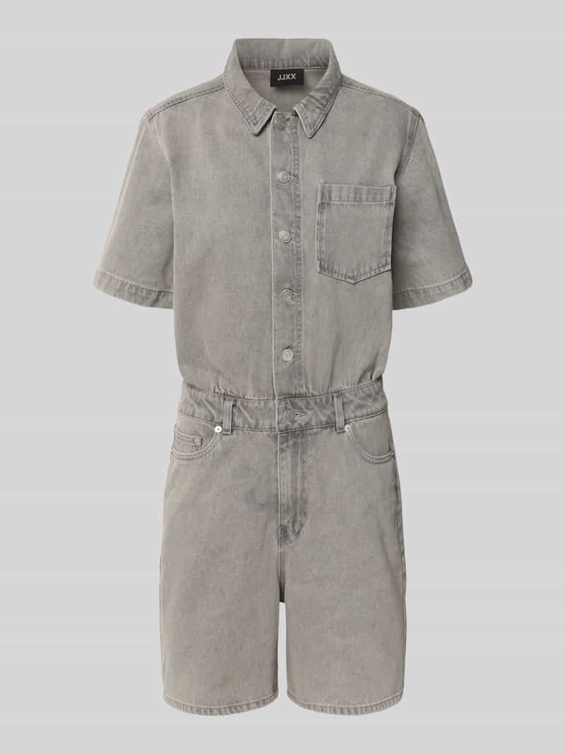 regular fit playsuit in denim-look model 'Fillipa'
