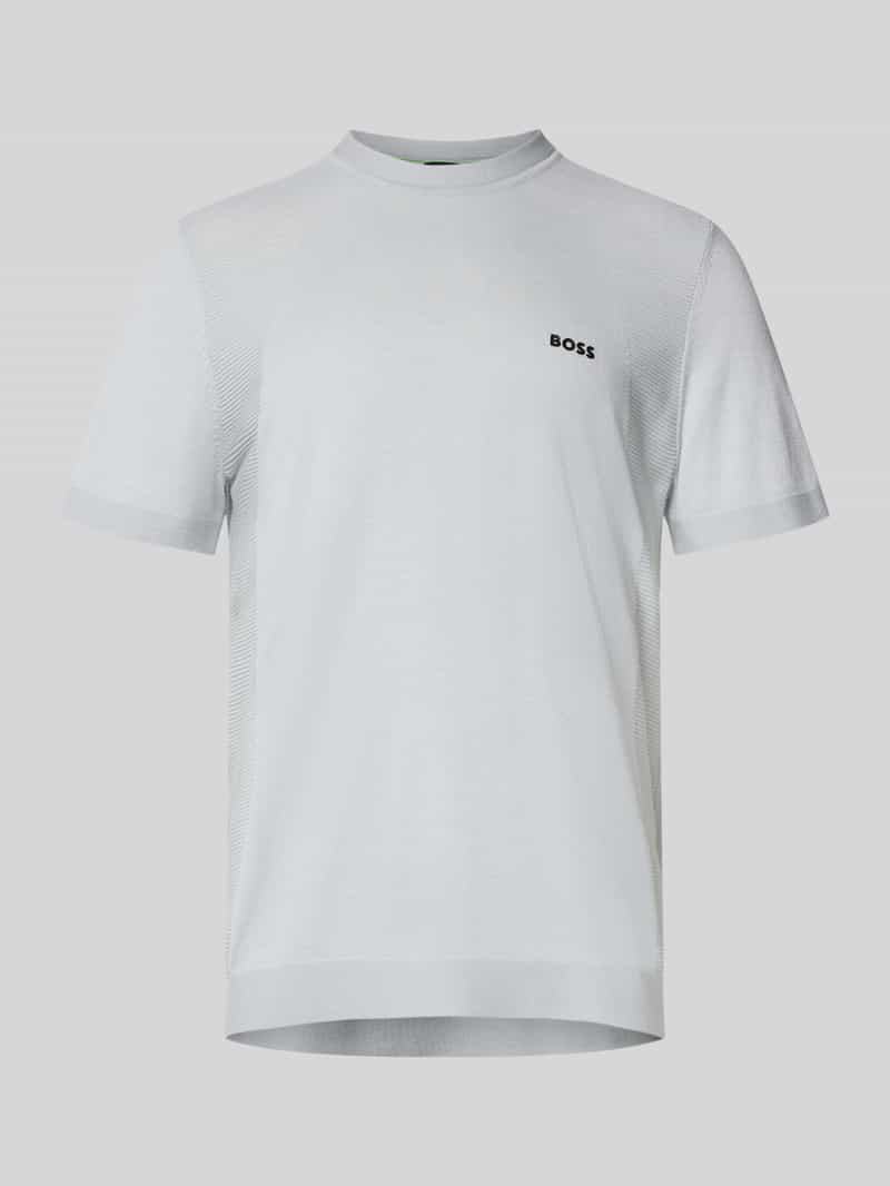 BOSS Green Regular fit T-shirt van katoenmix model 'MOMENTUM'