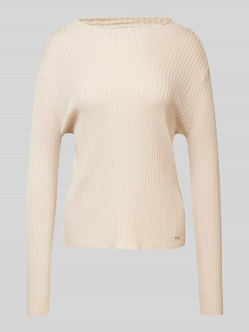 MORE & MORE Gebreide pullover met boothals