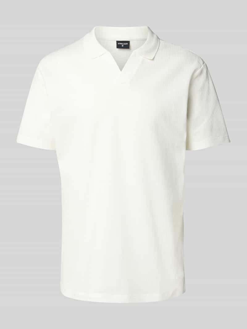 Strellson Regular fit poloshirt van puur katoen