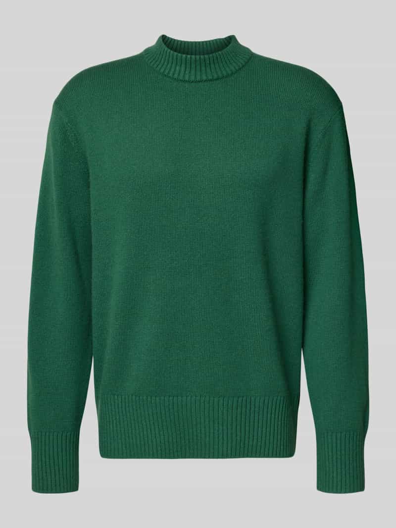 Selected Homme Relaxed fit gebreide pullover van een mix van wol en kasjmier model 'Calle'