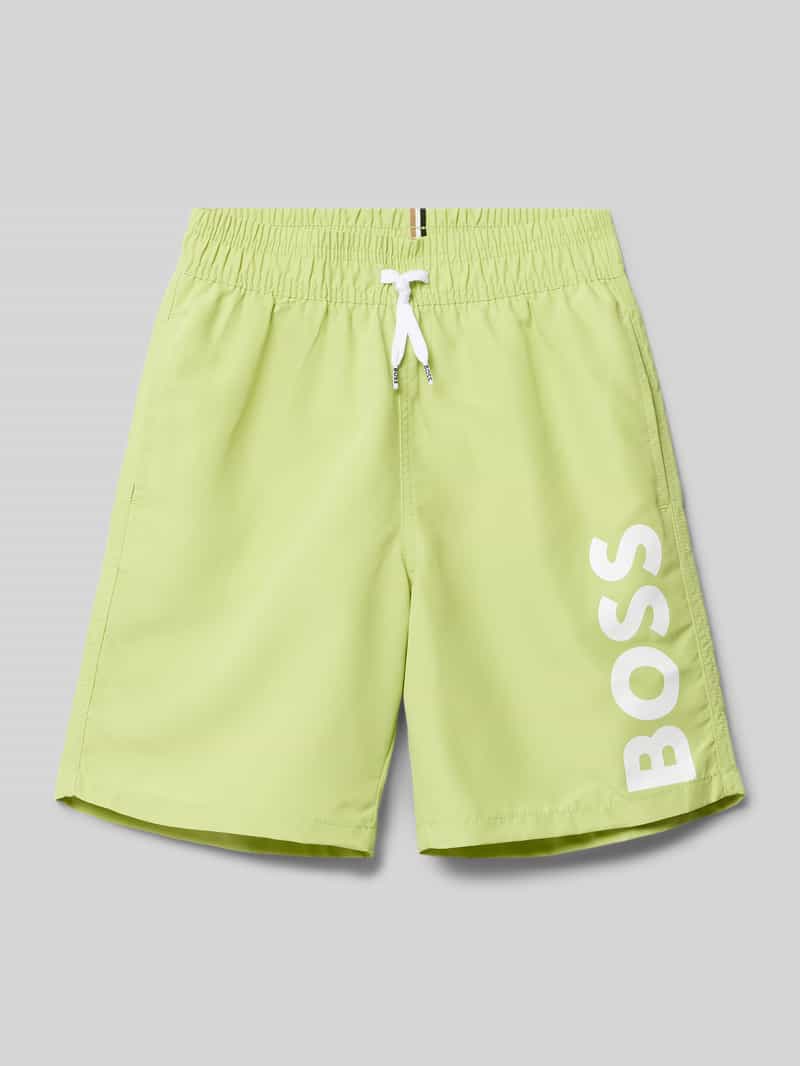 Boss Zwembroek met labelprint