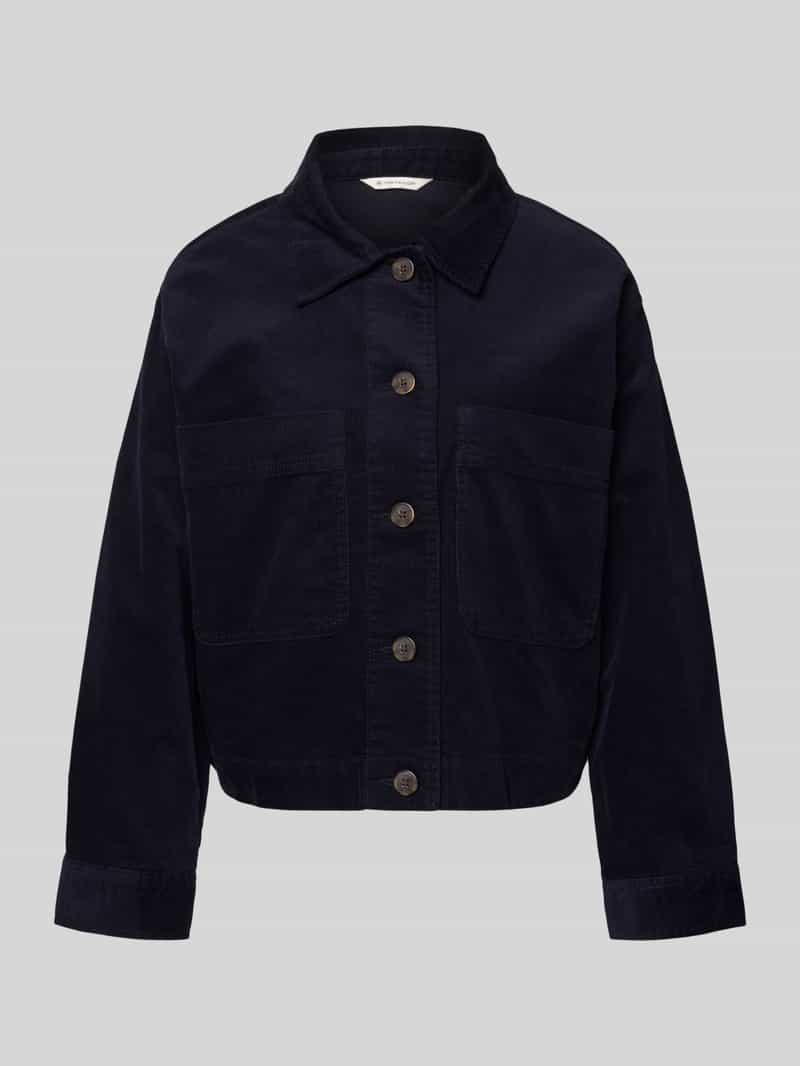 Tom Tailor Regular fit corduroy blazer van katoenmix