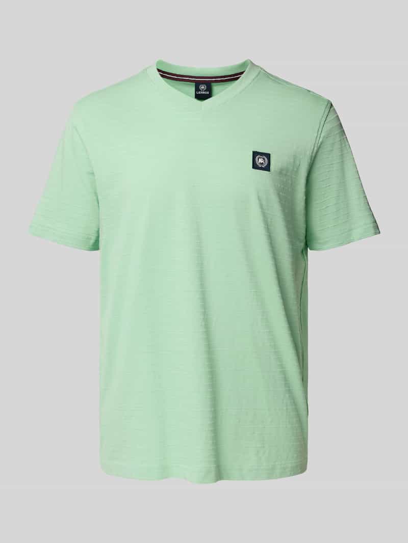 Lerros T-shirt met V-hals