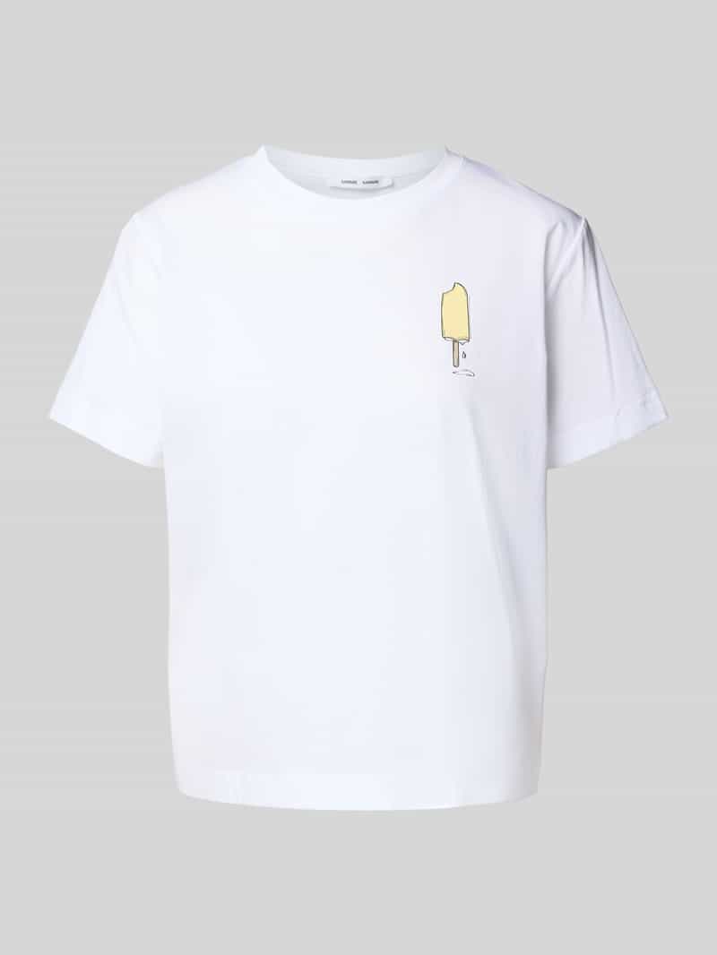 Samsøe T-shirt met motiefprint model 'CAMINO'