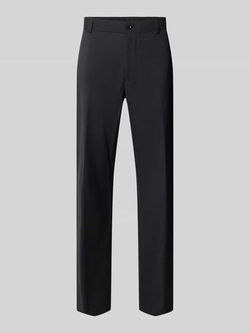 CG – CLUB of GENTS Pantalon van wol-elastaanmix met achterzakken model 'Ole'