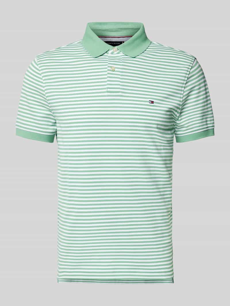 Tommy Hilfiger Regular fit poloshirt van katoenmix