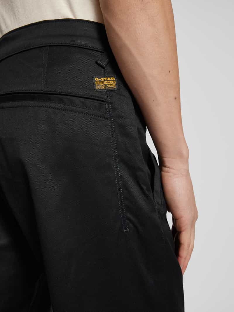 G-Star Raw Tapered fit chino met ceintuurlussen model 'Morry'