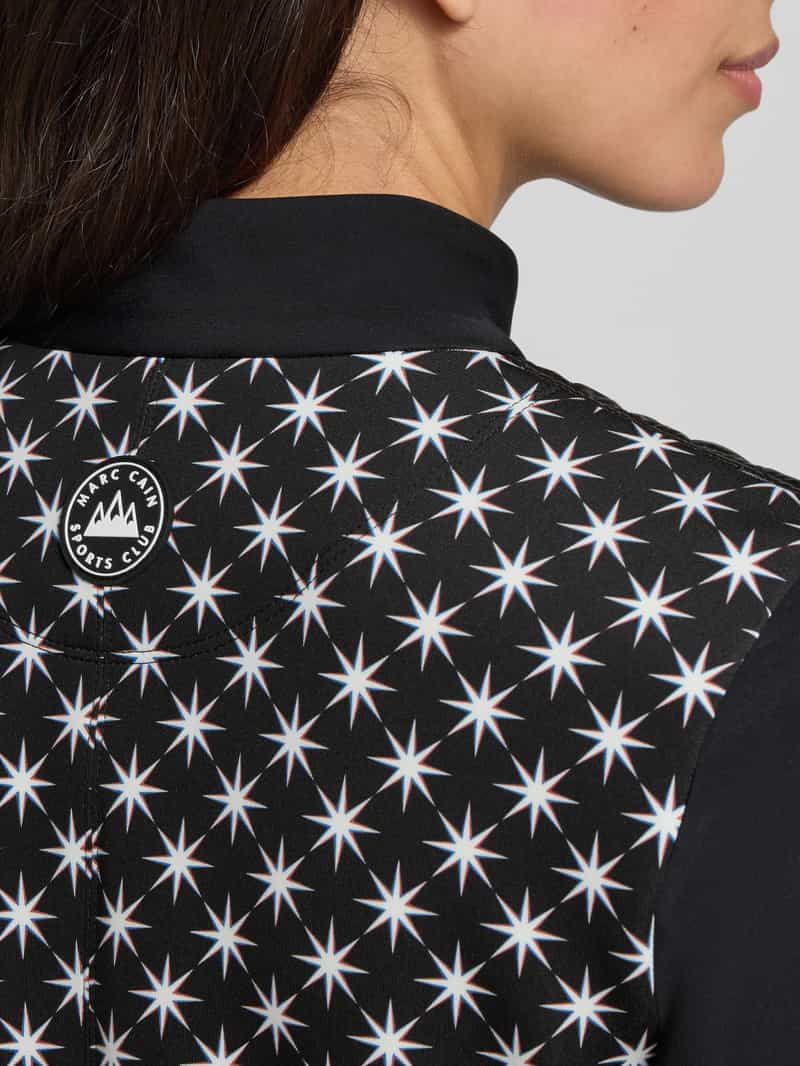 Marc Cain Knielange jurk met opstaande kraag