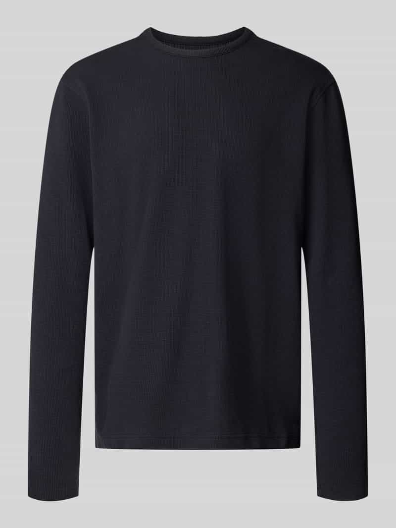 MCNEAL Longsleeve met structuurpatroon en ronde halslijn