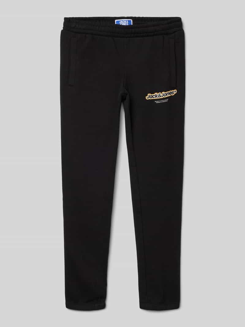 jack & jones Regular fit sweatpants met labelprint model 'KARL'