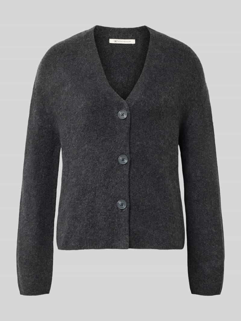 Tom Tailor Denim Regular fit gebreid jack met V-hals