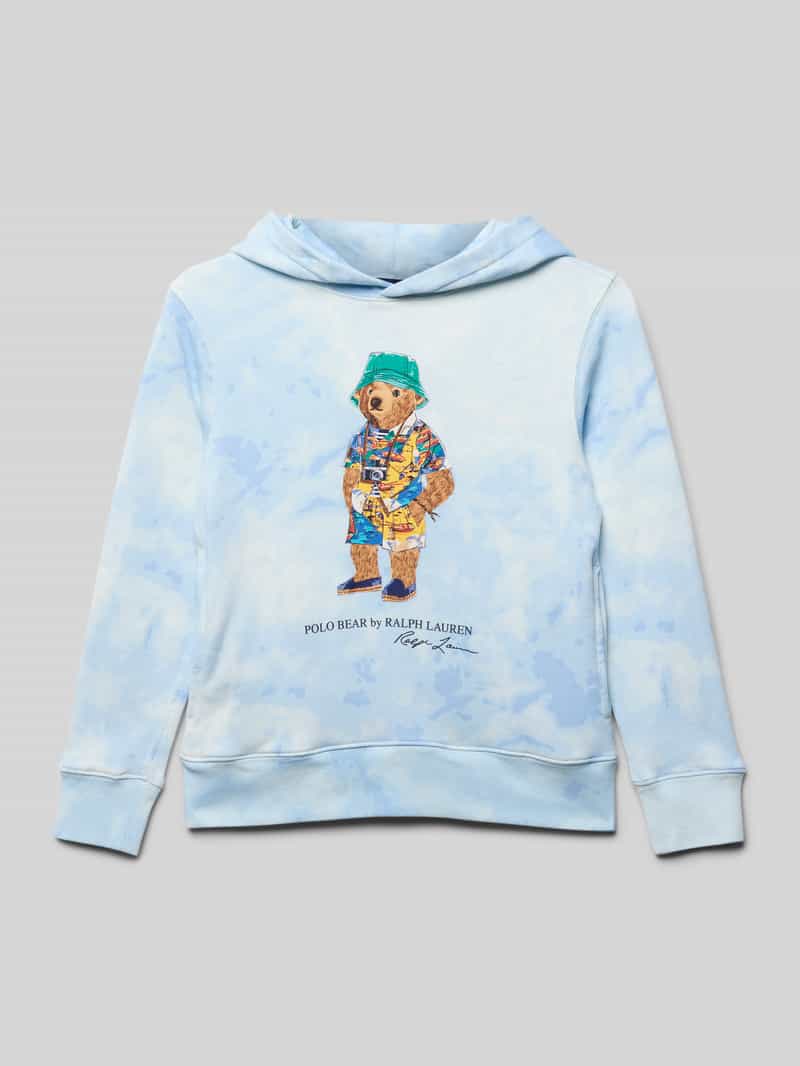 Polo Ralph Lauren Teens Hoodie met labelprint en steekzakken