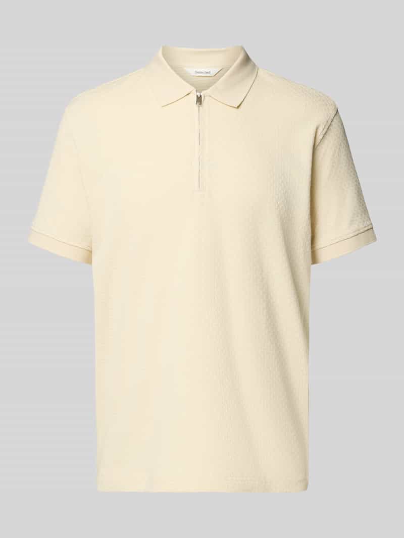 Selected Homme Regular fit poloshirt van puur katoen model 'ISAAC'