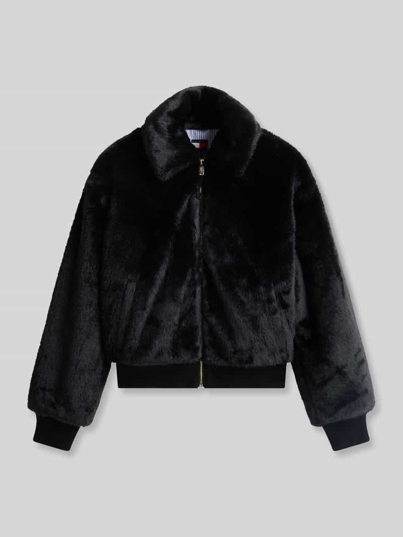 Tommy Jeans Teddyjack met ritssluiting