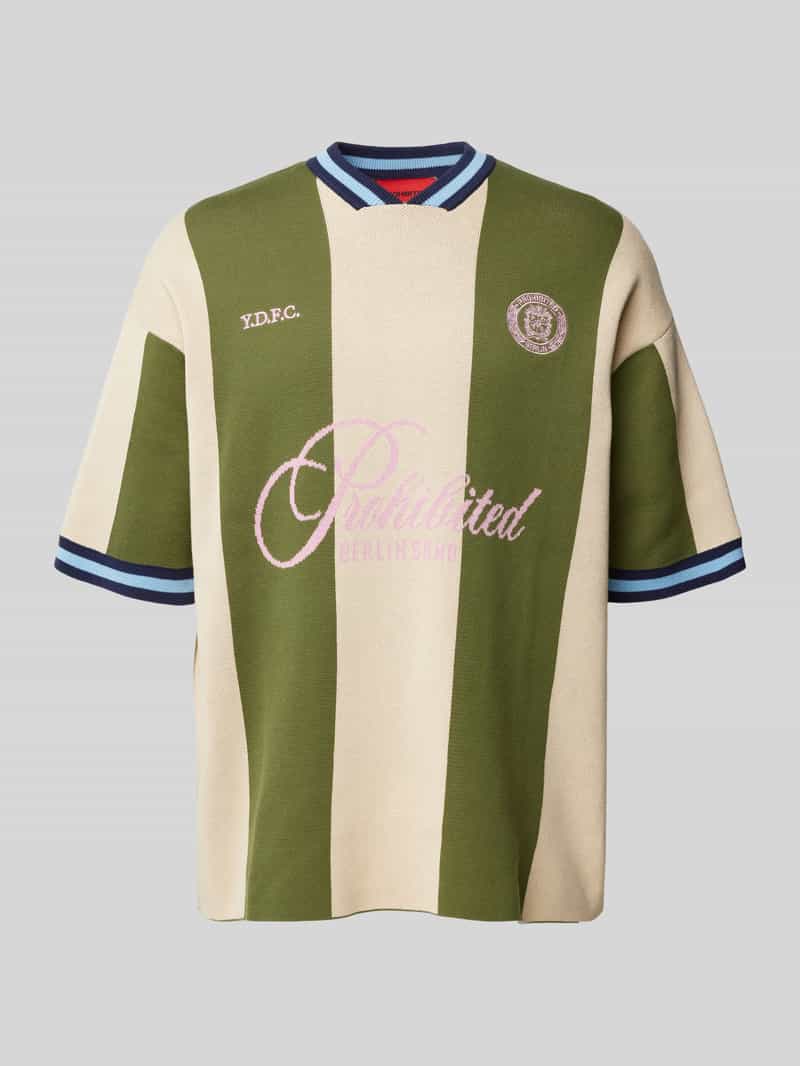 PROHIBITED Gebreid shirt met ronde hals