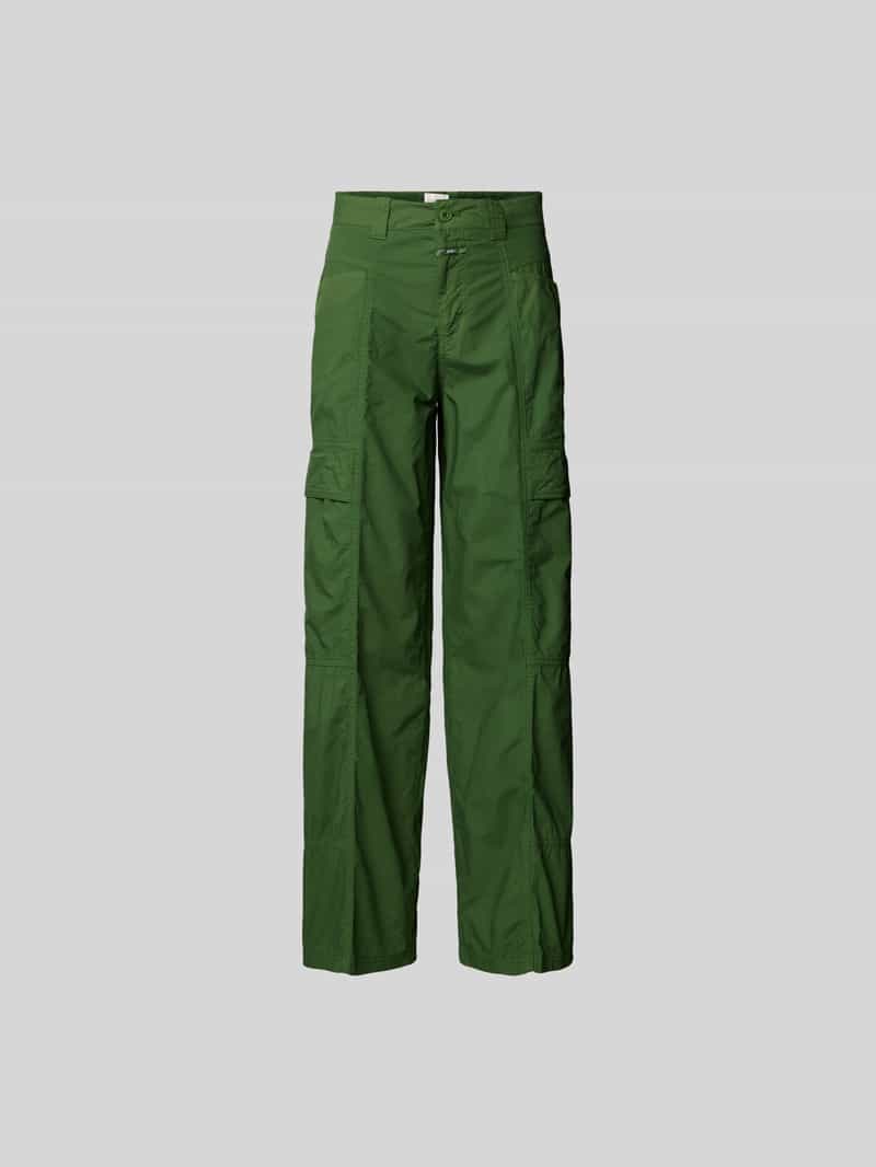 Stoffen broek met steekzakken